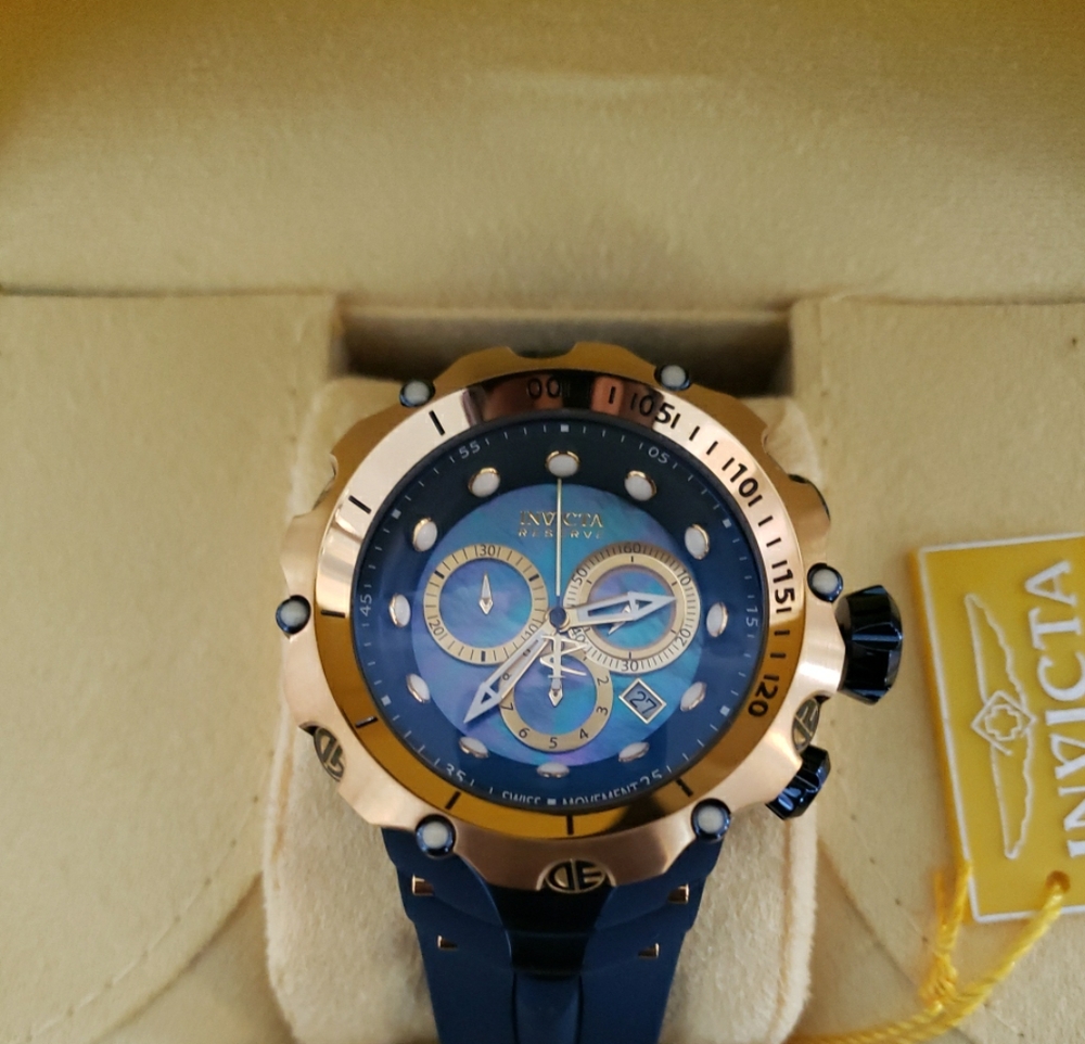 Invicta Venom Gen II 52mm Blue Lable Watch 36394